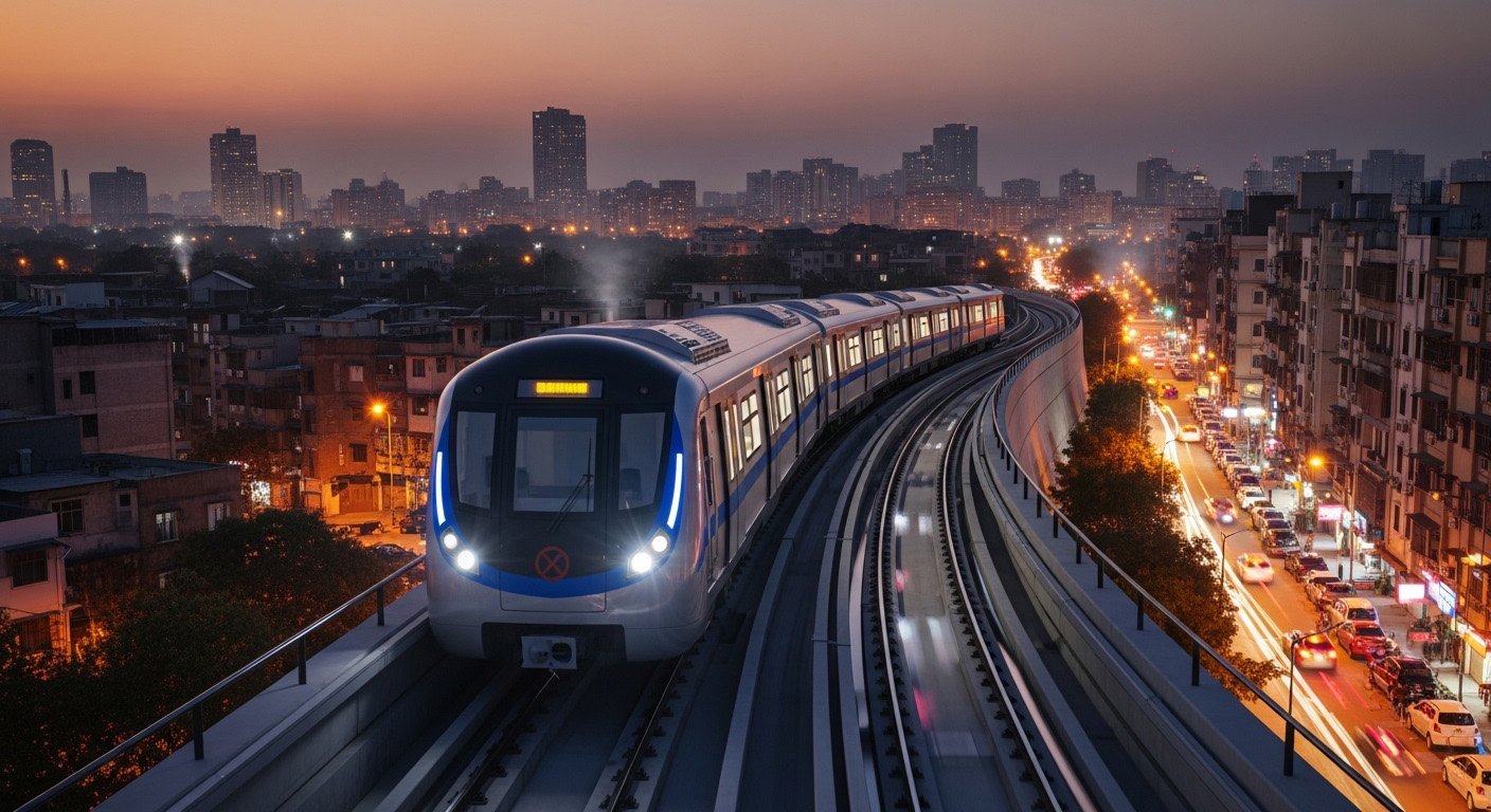 Thane-Bhiwandi-Kalyan Metro Line 5 route map or meeting photo