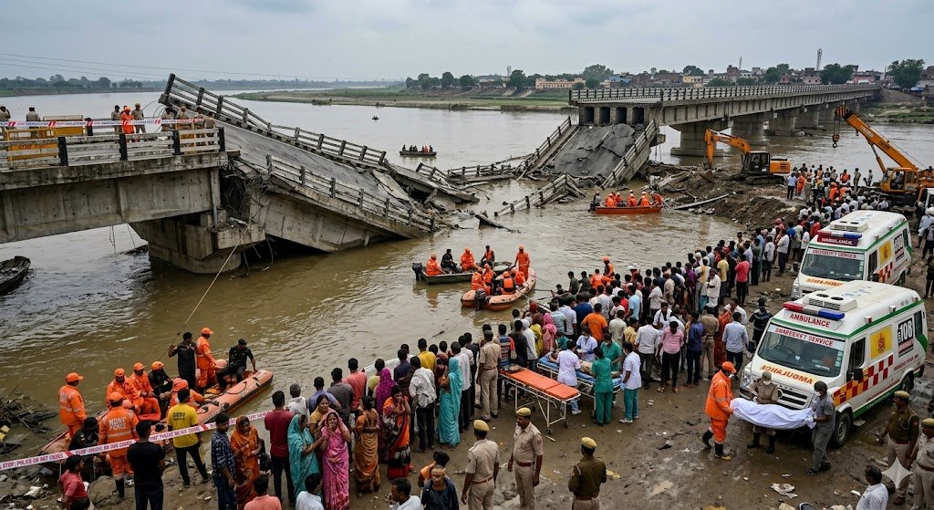 यूपी बिहार में आंधी बारिश से तबाही