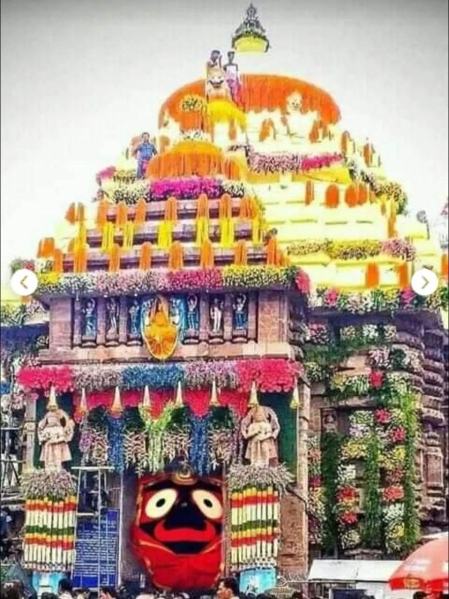 2019 जगन्नाथ रथ यात्रा में पहली बार हुई ऐतिहासिक पुष्प सजावट 1 jagannath-rath-yatra-2019-flower-decoration