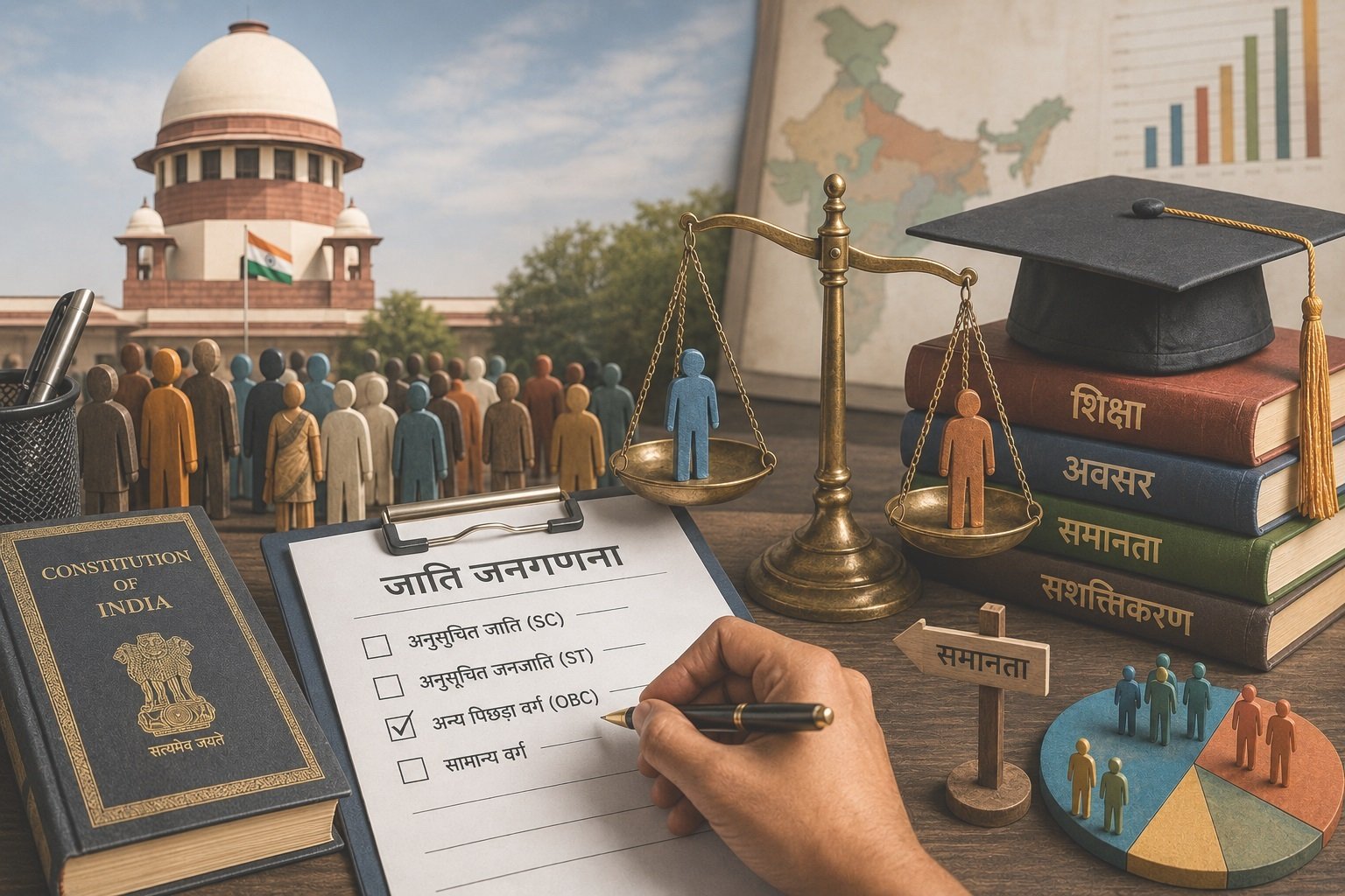 आरक्षण का नया दौर:हक, हिसाब और सियासत... 1 aarakshan ka mudda